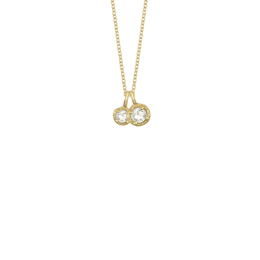 Double Solitaire Necklace