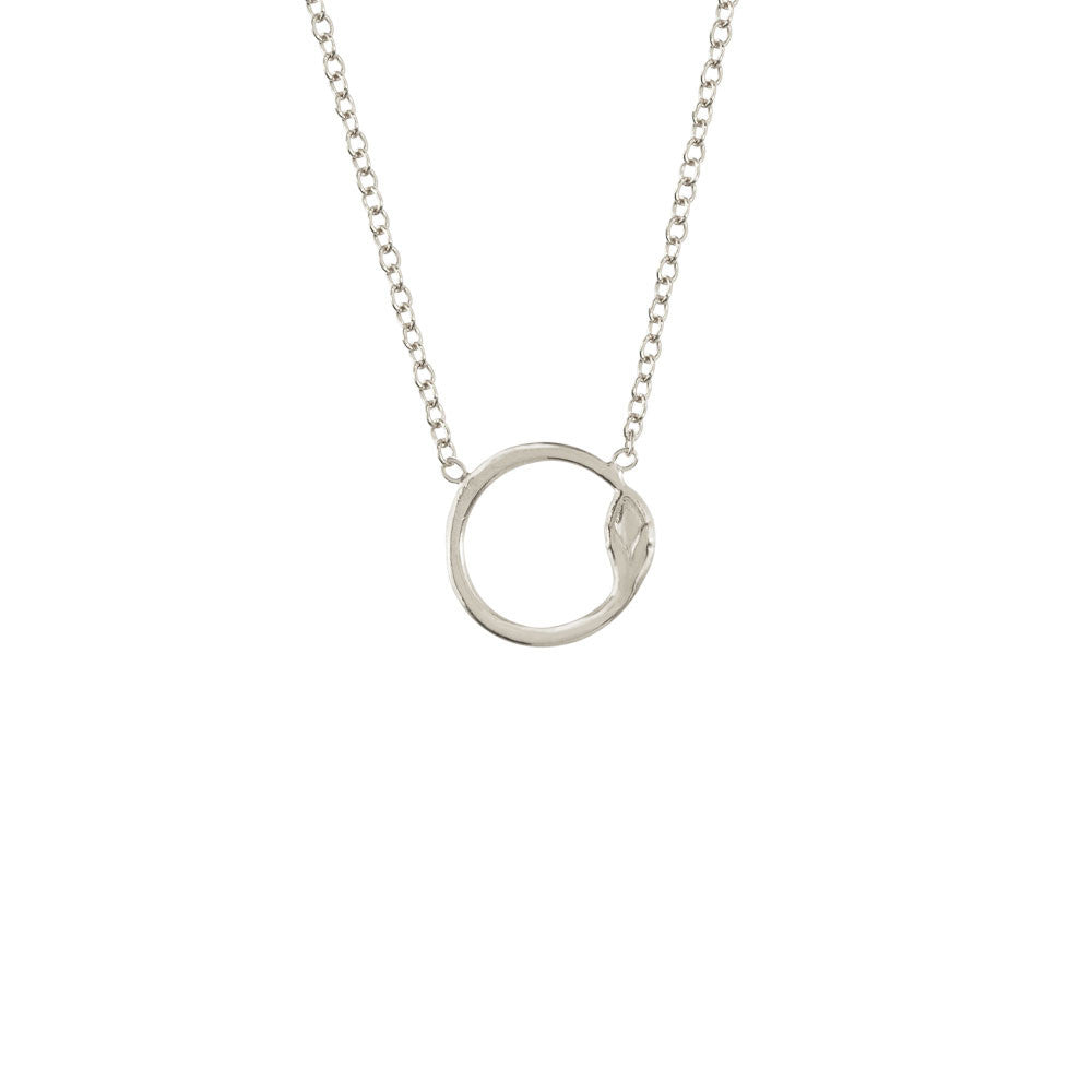 Mini Snake Circle Necklace