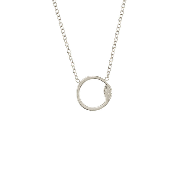Mini Snake Circle Necklace