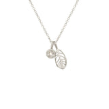 Mini Nature Charm With Solitaire Necklace
