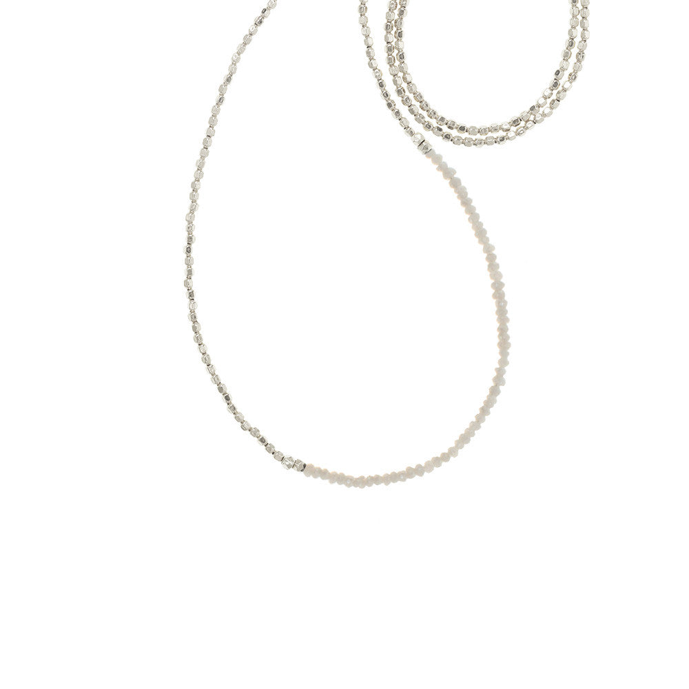 Long Gemstone Fade Necklace