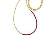 Extra Long Gemstone Fade Necklace