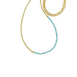 Extra Long Gemstone Fade Necklace