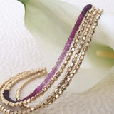 Long Gemstone Fade Necklace