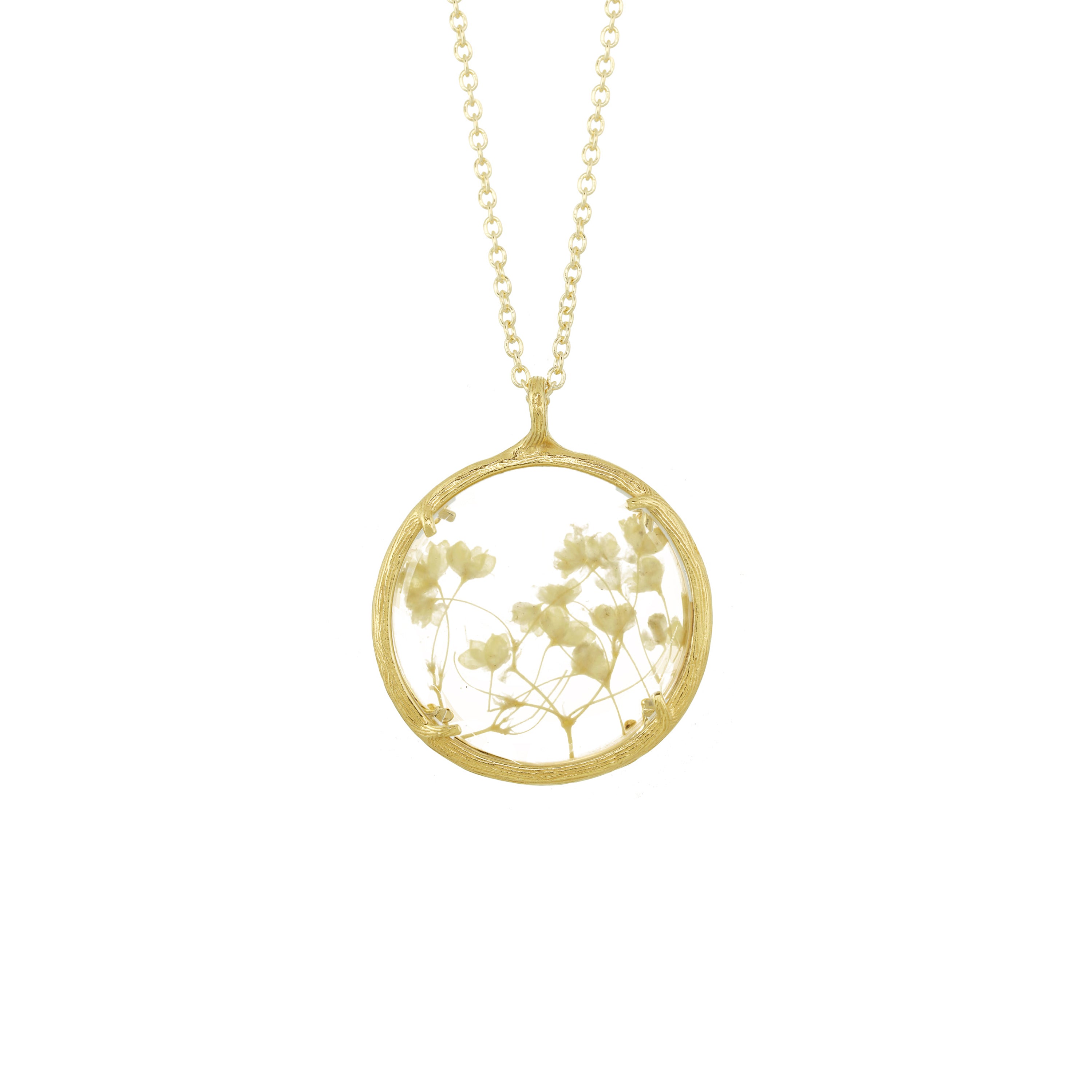 Large Botanical Necklaces - 18k Gold Vermeil (Select Styles Only)