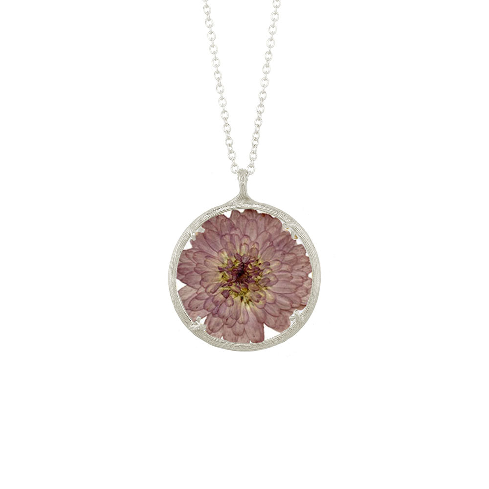 Large Plated Botanical Necklace - Select Styles Only