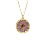 Large Plated Botanical Necklace - Select Styles Only