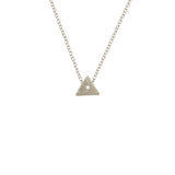 Koa Necklace with White Topaz