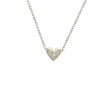 Koa Necklace with White Topaz