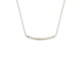 Koa Necklace with White Topaz