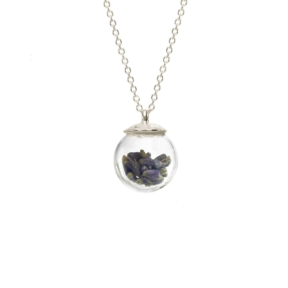 Small Botanical Globe Necklace