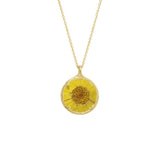 Birthmonth Flower Small Botanical Necklace