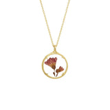 Birthmonth Flower Small Botanical Necklace
