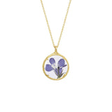 Birthmonth Flower Small Botanical Necklace