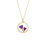 Birthmonth Flower Small Botanical Necklace