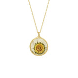 Birthmonth Flower Small Botanical Necklace