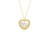 Small Heart Shaker Necklace