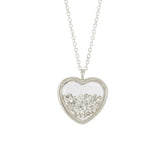 Large Heart Shaker Necklace