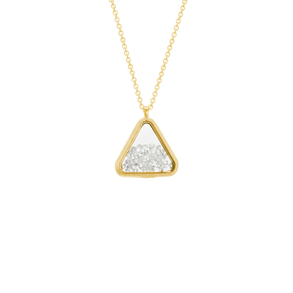 Small Triangle Shaker Necklace