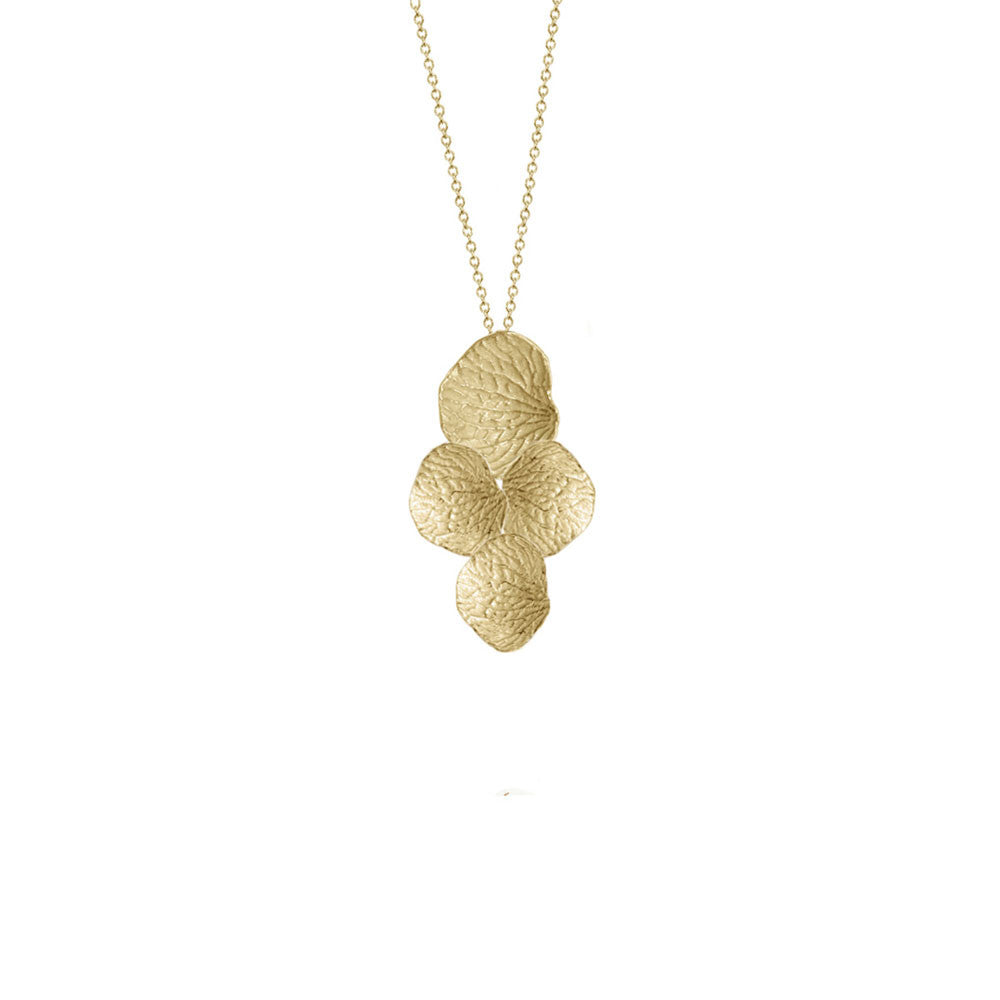 Four Petal Cluster Necklace