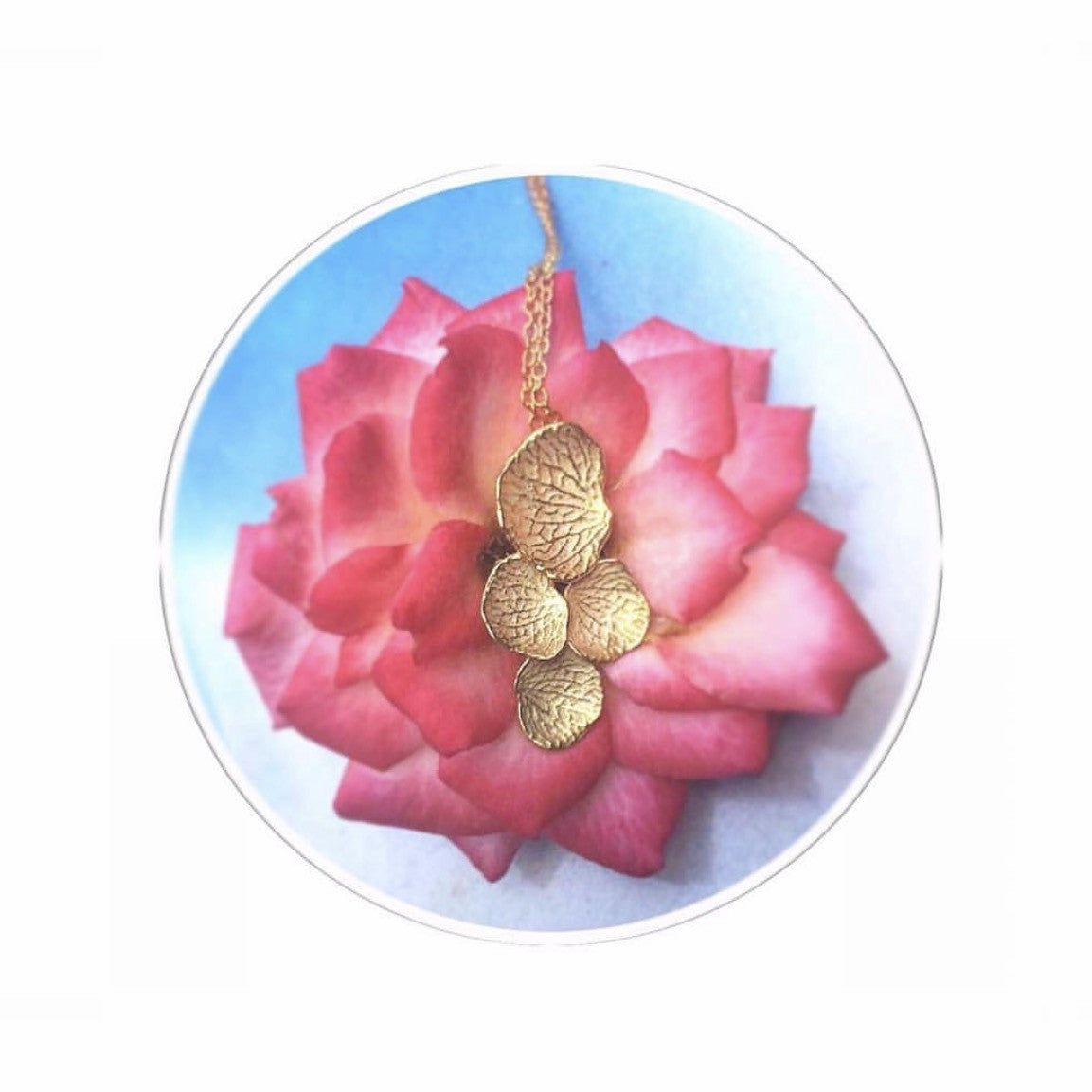 Four Petal Cluster Necklace
