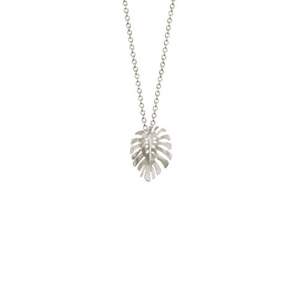 Small Monstera Necklace