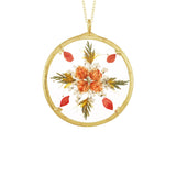 Extra Large Flower Mandala Necklace
