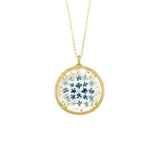 Large Ombre Botanical Necklace