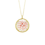 Large Ombre Botanical Necklace