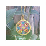 Small Flower Mandala Necklace