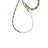 Extra Long Reverse Fade Gemstone Necklace