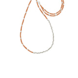 Extra Long Reverse Fade Gemstone Necklace