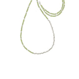 Extra Long Reverse Fade Gemstone Necklace