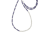 Extra Long Reverse Fade Gemstone Necklace