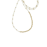 Extra Long Reverse Fade Gemstone Necklace