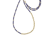 Extra Long Reverse Fade Gemstone Necklace
