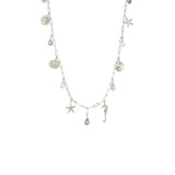 Long Sealife Charm Necklace