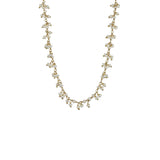 Gemstone Dangle Choker