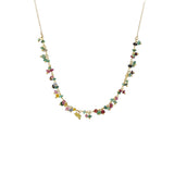 Gemstone Dangle on Chain Necklace