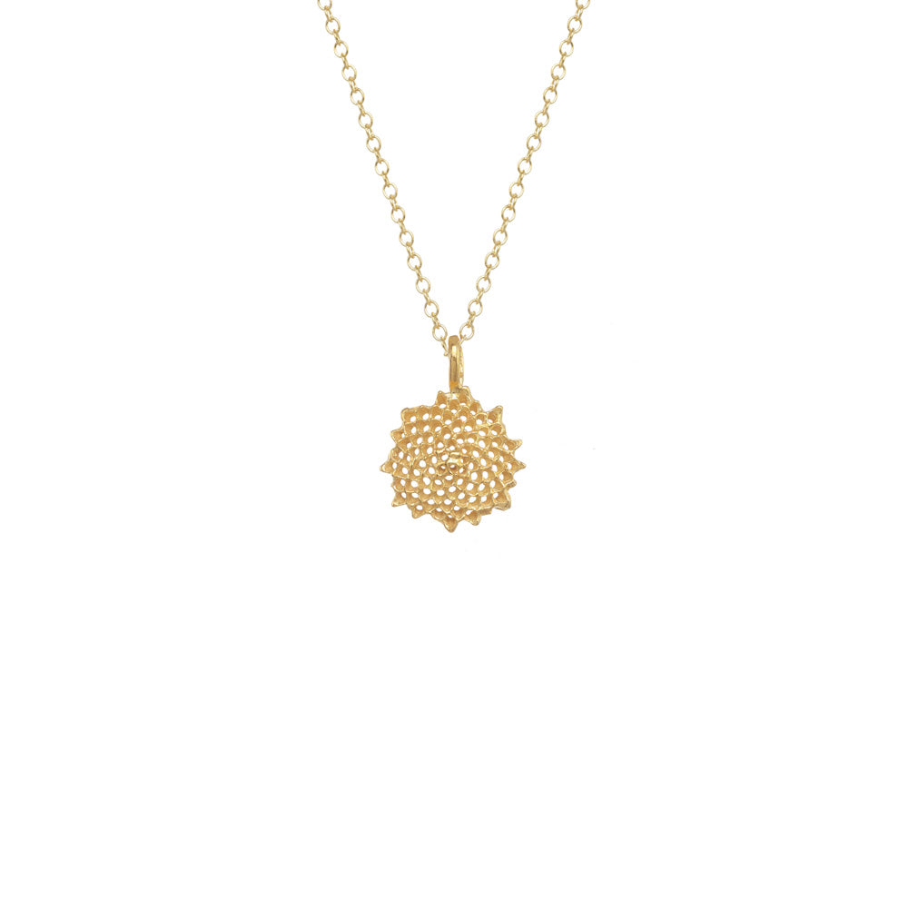 Sunflower open necklace deals