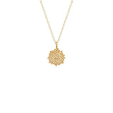 Mini Open Sunflower Necklace