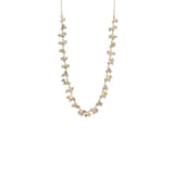 Long Gemstone Dangle Necklace