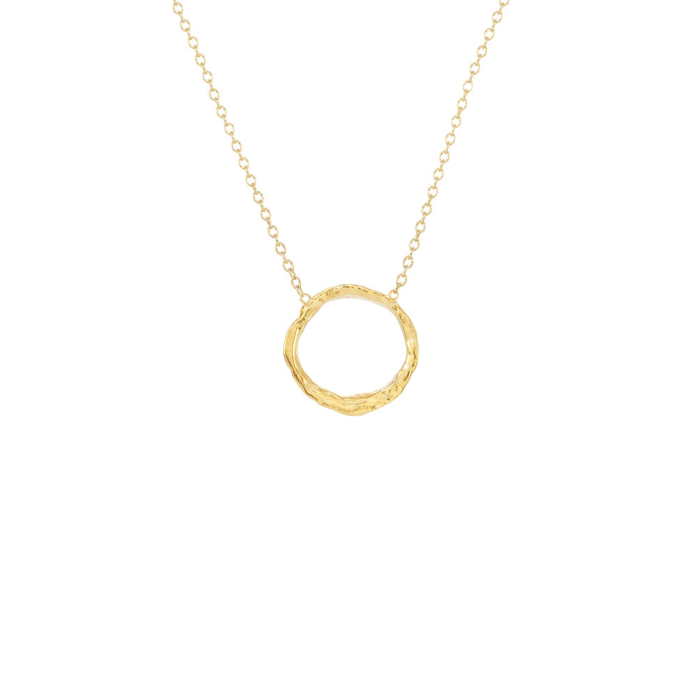 Small Opihi Circle Necklace