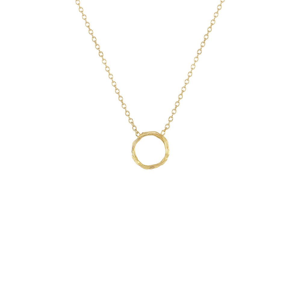 Mini Opihi Circle Necklace