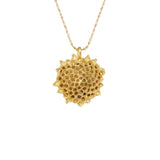 Large Sunflower Essential Oils Necklace