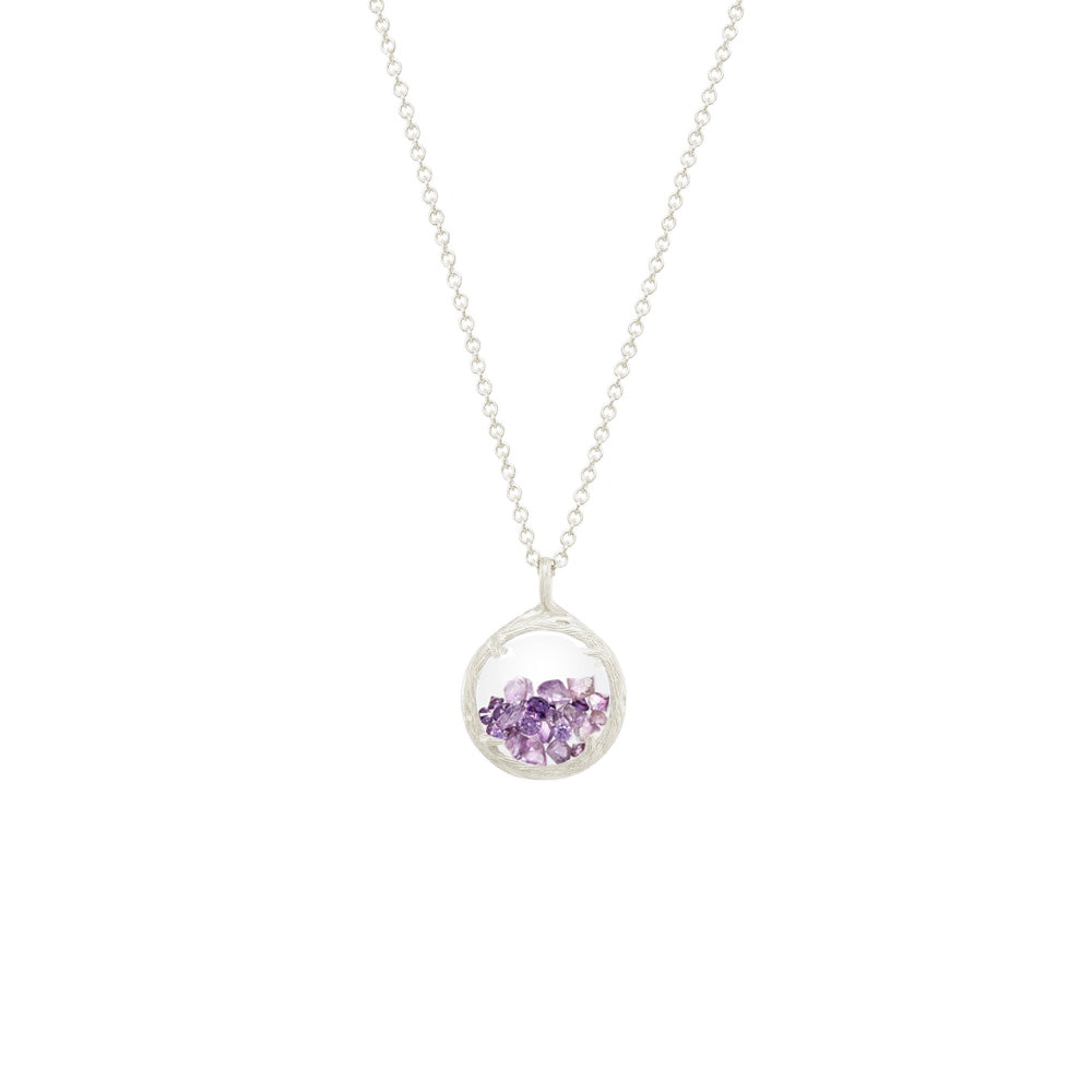 Mini Shaker Birthstone Necklace