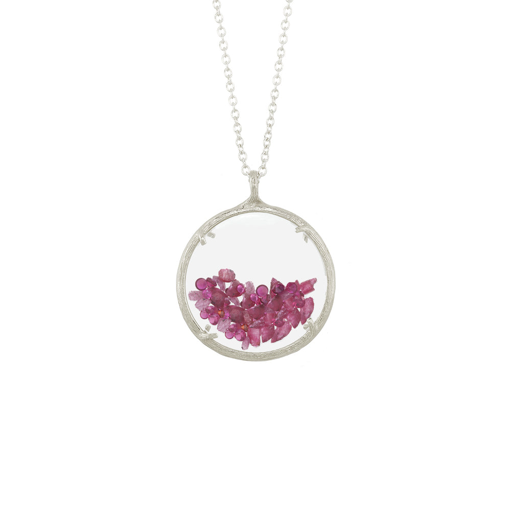 Large Birthstone Shaker Necklace