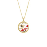 Small Honeycomb Necklace