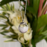 Birthstone Globe Necklace - April