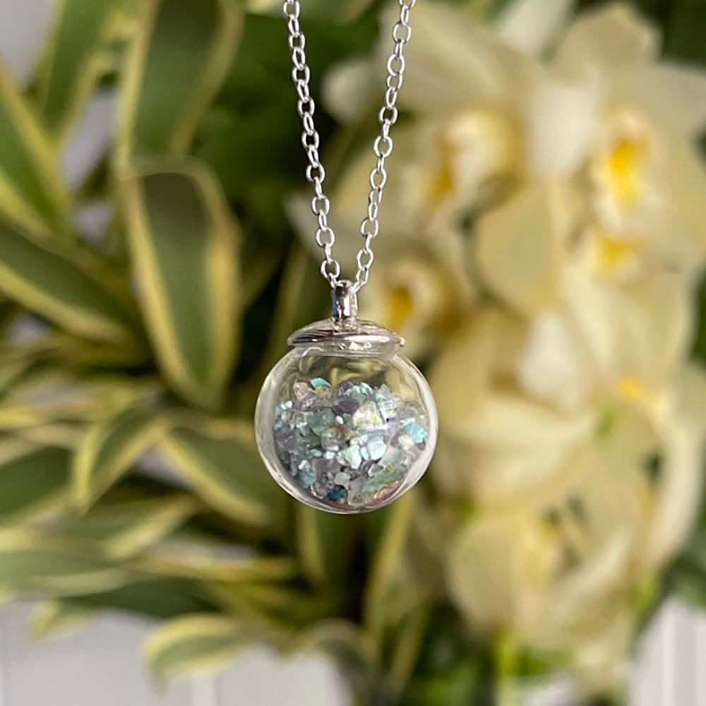 Custom Mixed Small Globe Birthstone Necklace